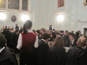 Formal Hall All that's missing is the sorting hat.