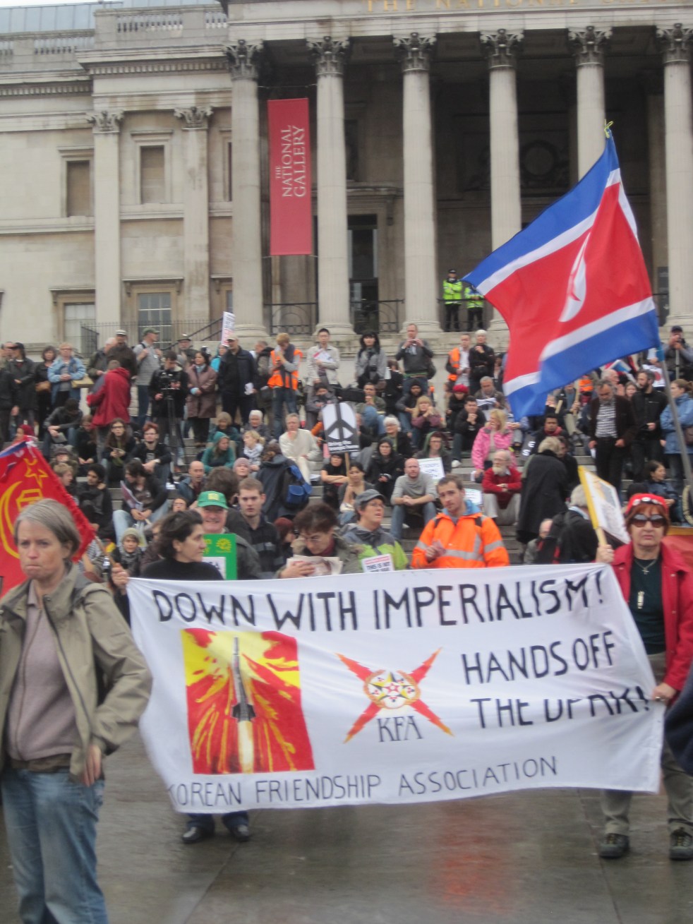 Please tell me you aren't actually here to show your love for North Korea.